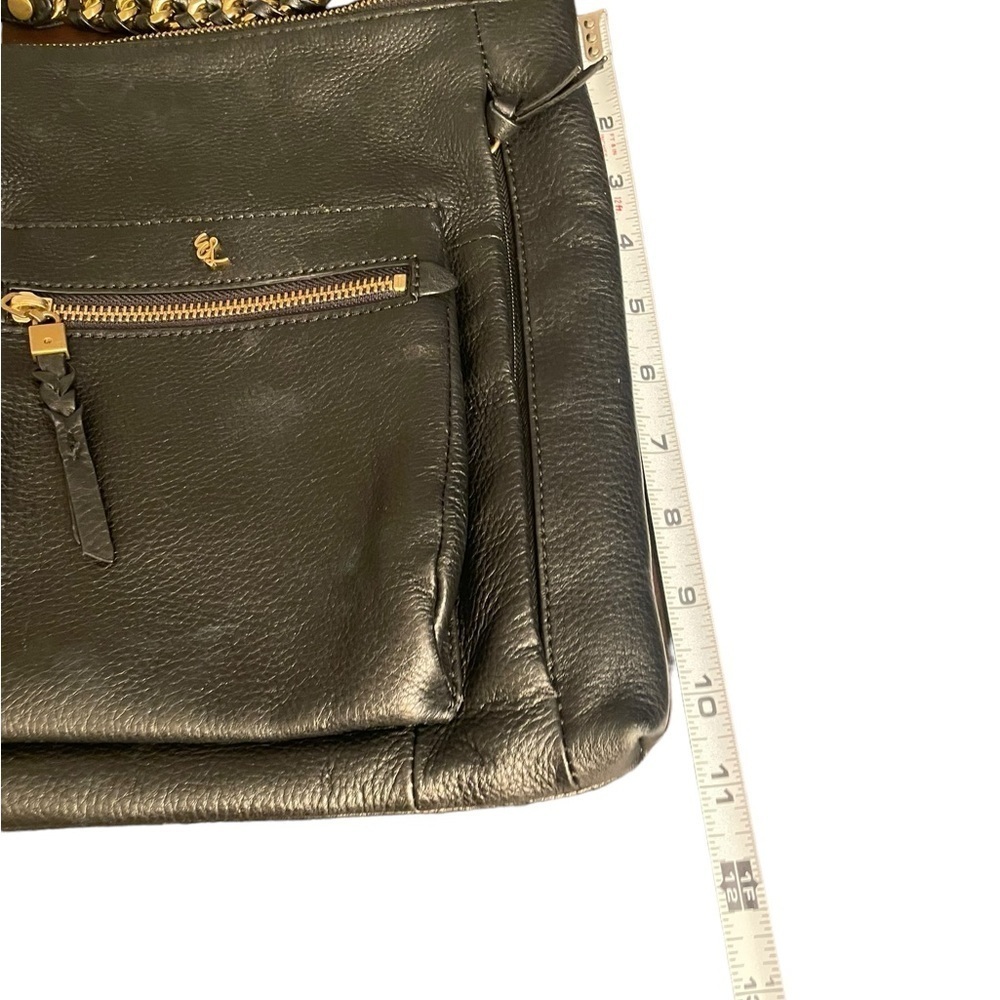 Elliott Luca black leather crossbody - Picture 3 of 9